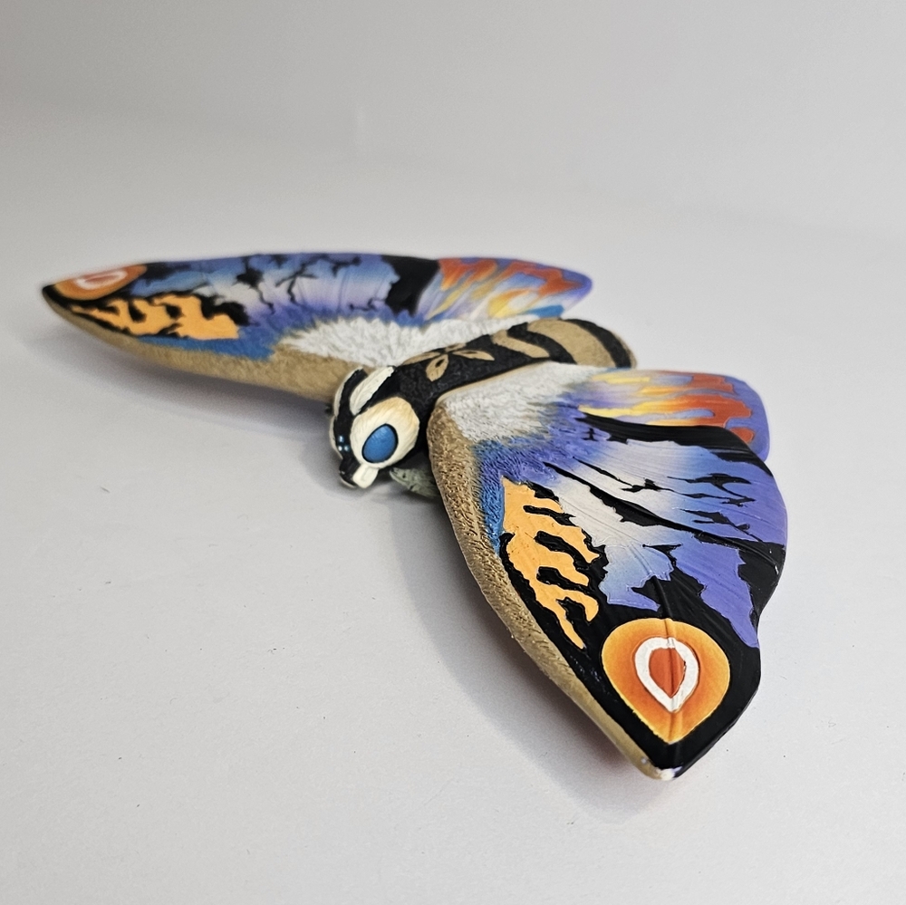 Rainbow Mothra Bandai Creation 10” Figure RARE VINTAGE Godzilla Desghidorah 2002